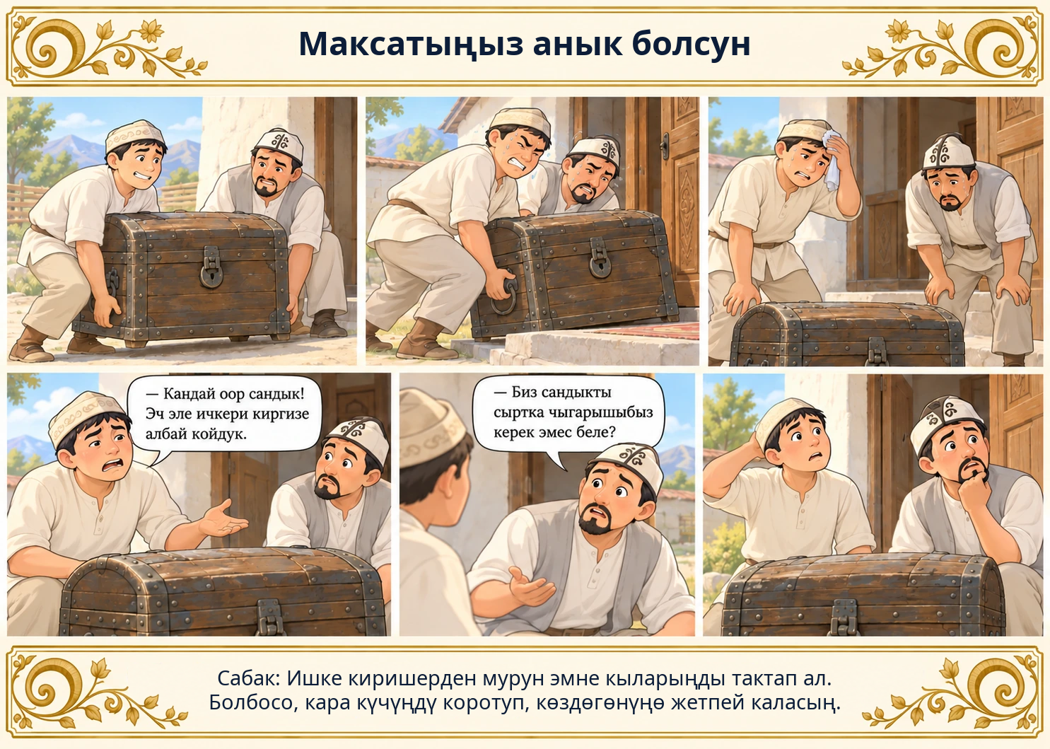Максатыңыз анык болсун сүрөтү