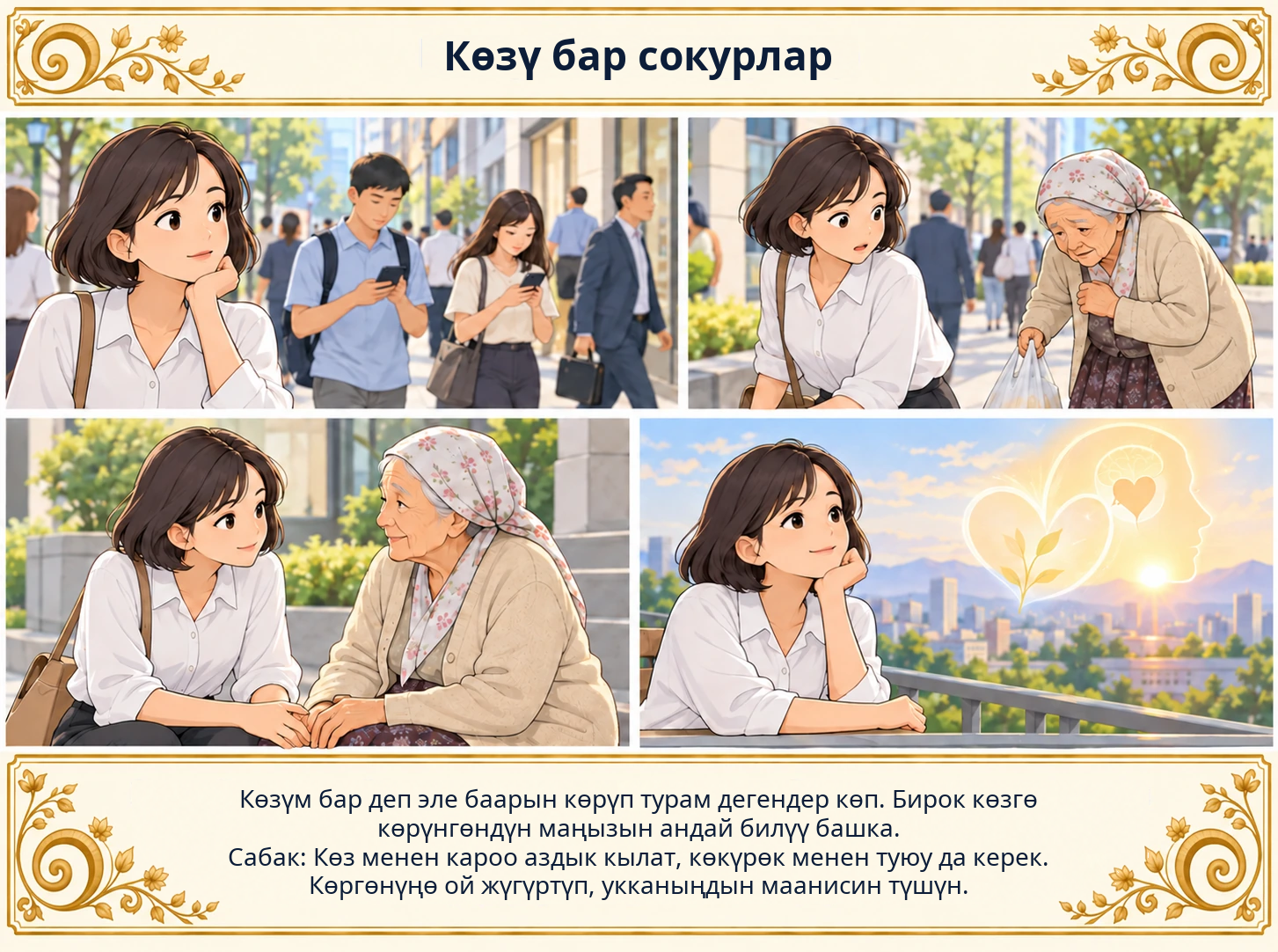 Көзү бар сокурлар сүрөтү