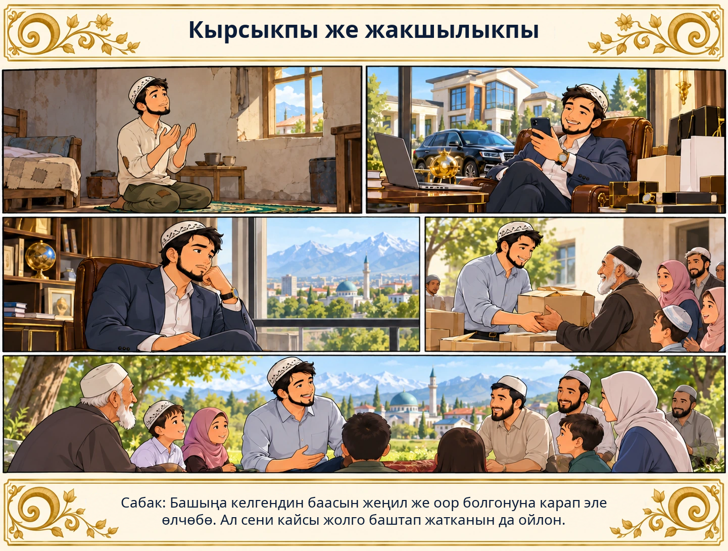 Кырсык жана немат сүрөтү