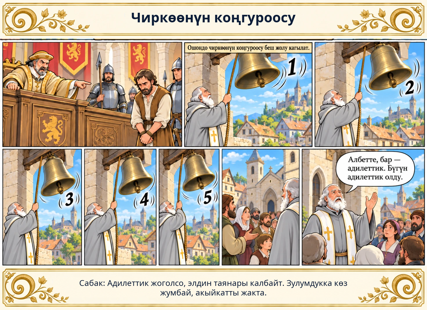 Чиркөөнүн коңгуроосу сүрөтү