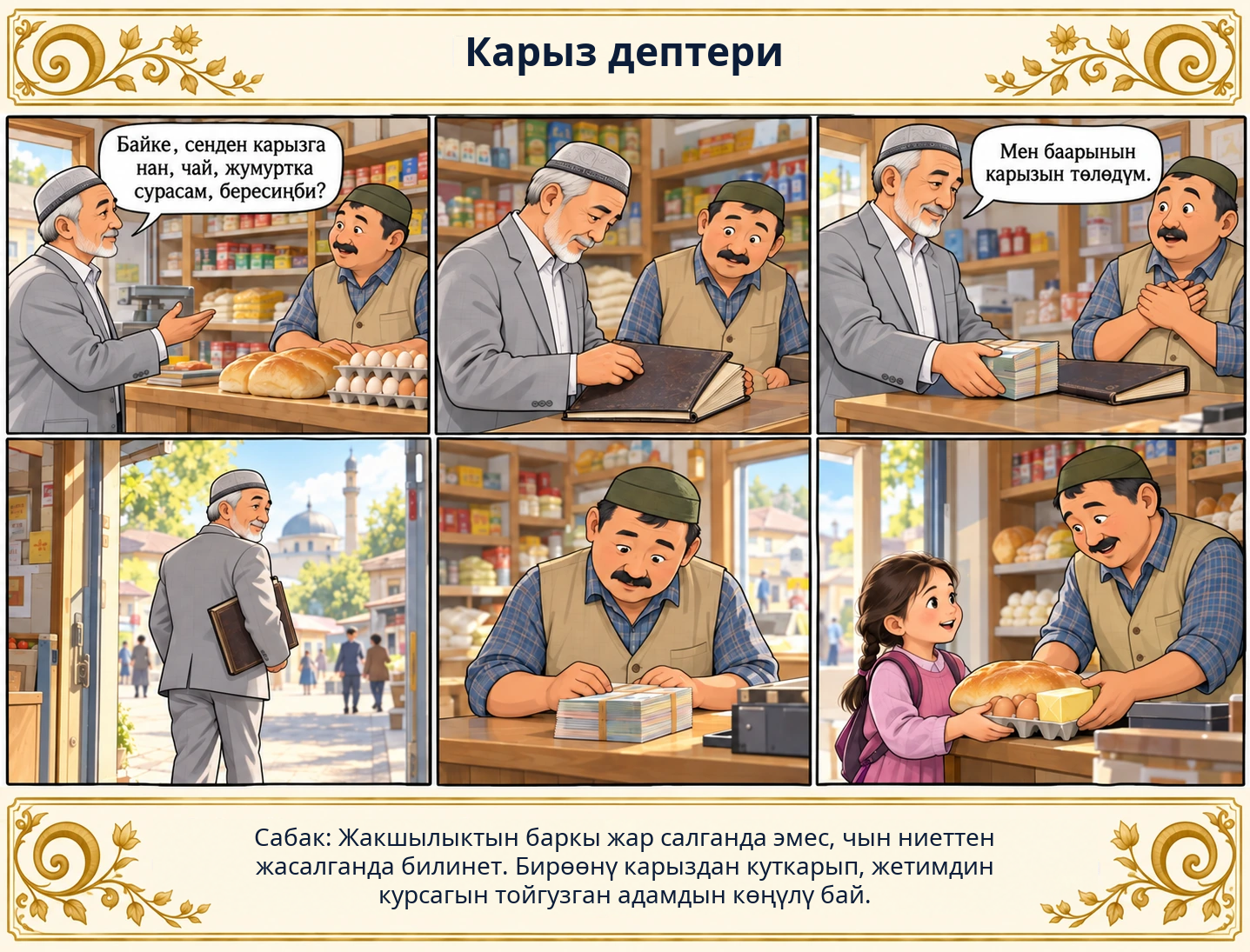 Карыз дептери сүрөтү