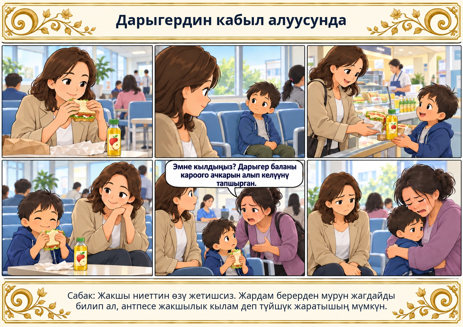 Дарыгердин кабыл алуусунда сүрөтү