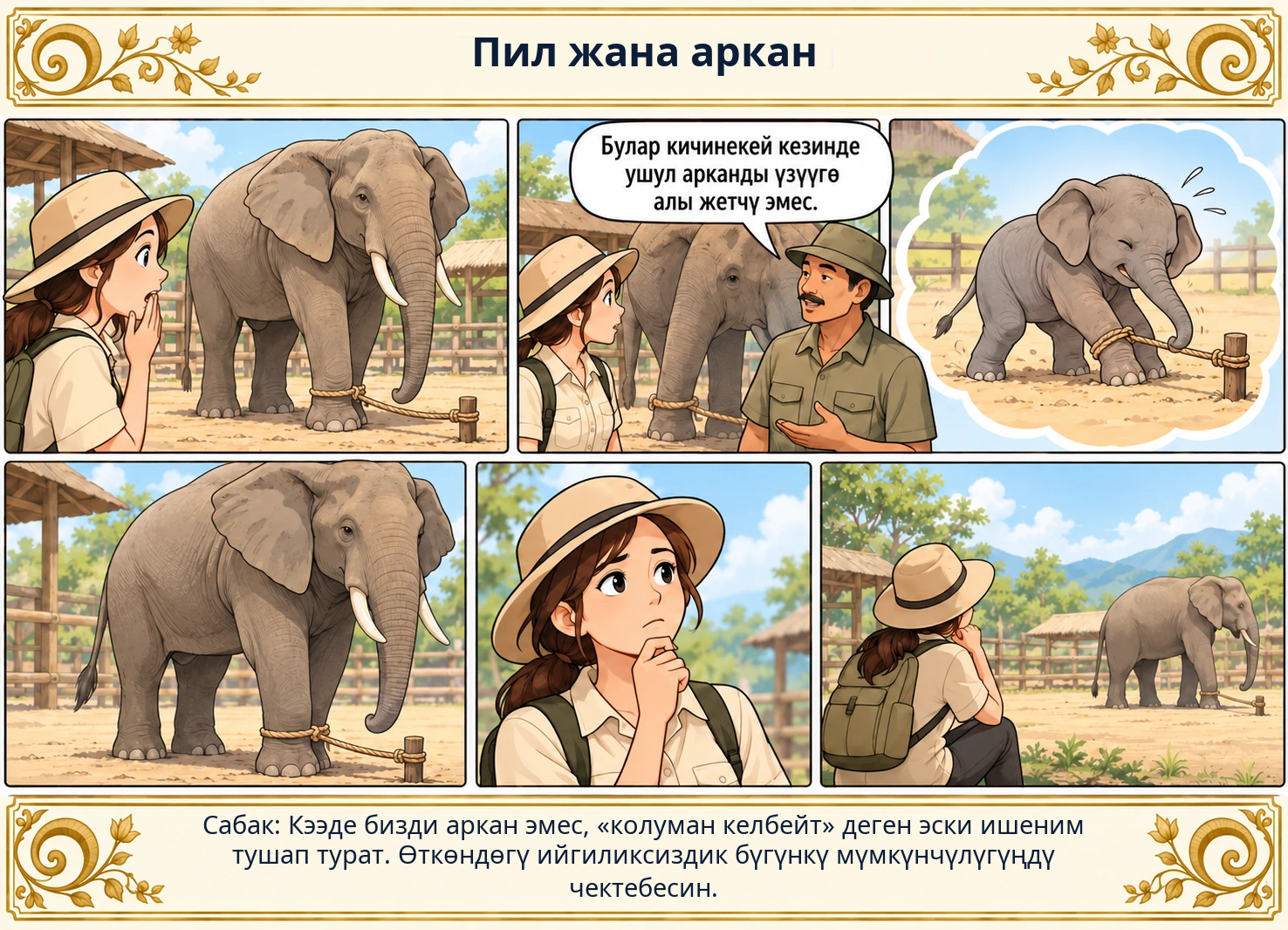 Пил жана аркан сүрөтү