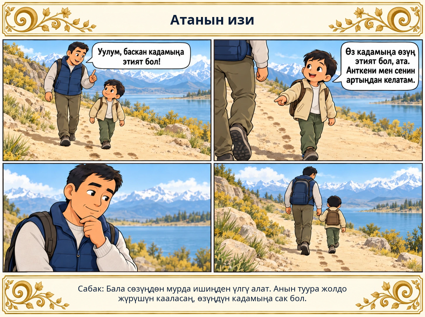 Атанын изи сүрөтү