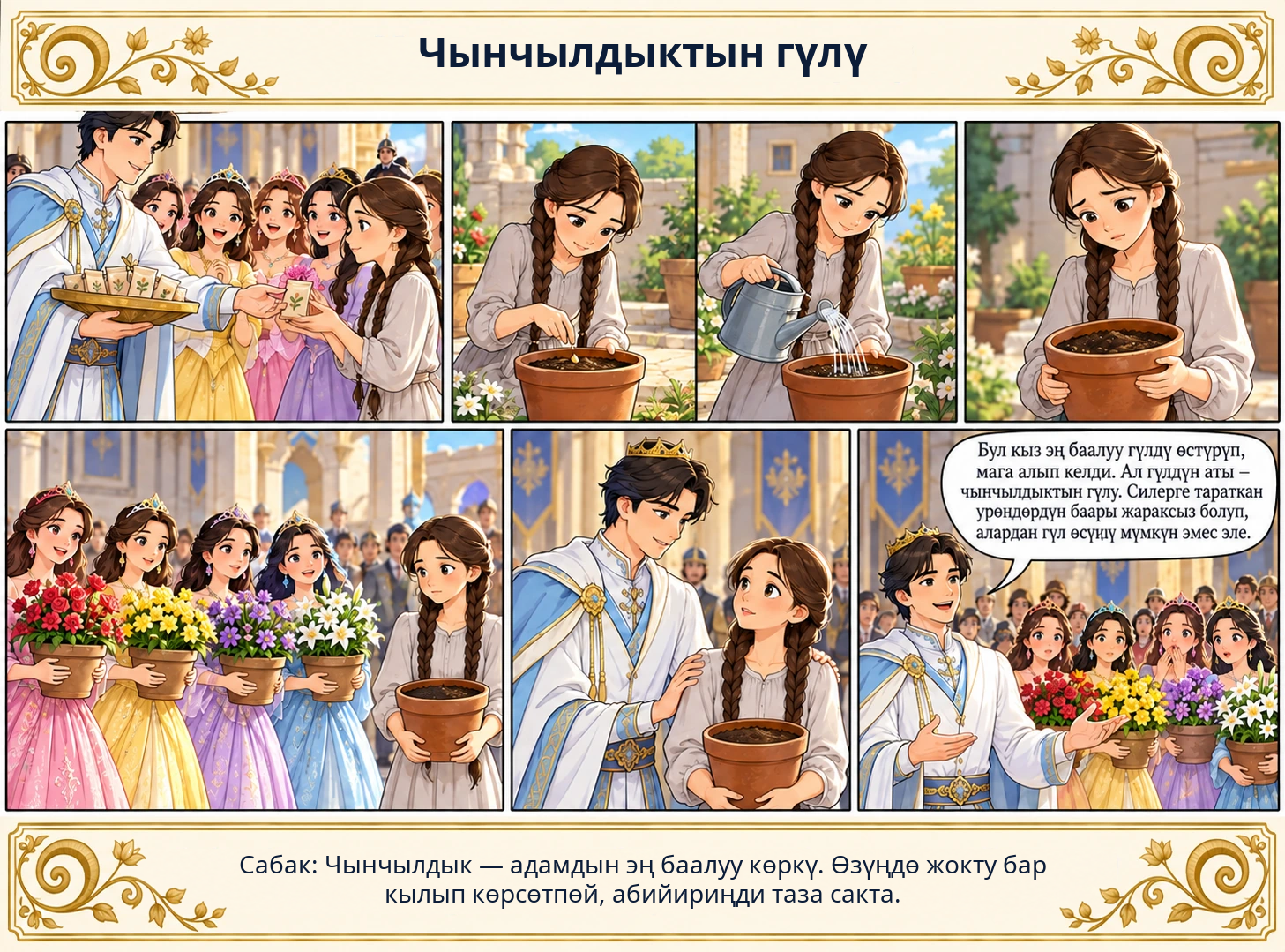 Чынчылдыктын гүлү сүрөтү
