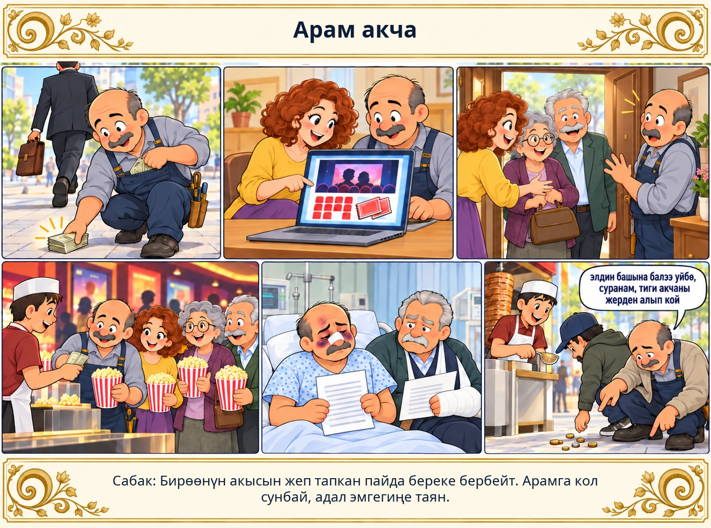 Арам акча сүрөтү