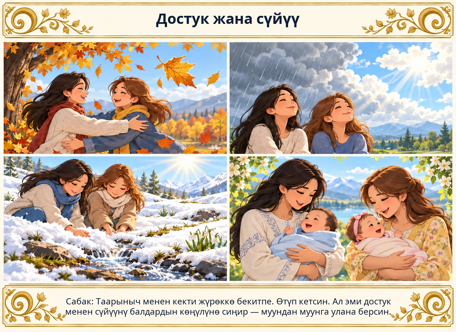 Достук жана сүйүү сүрөтү