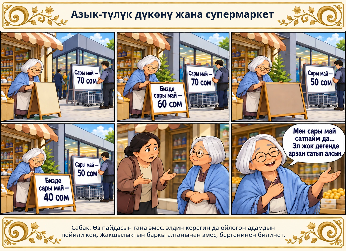 Азык-түлүк дүкөнү жана супермаркет сүрөтү