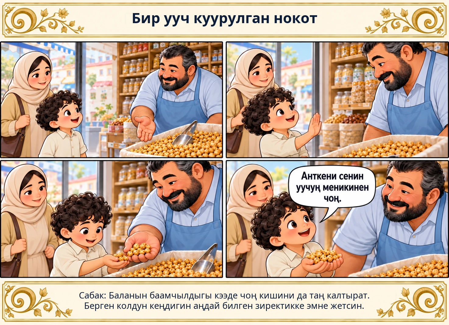 Бир ууч куурулган нокот сүрөтү