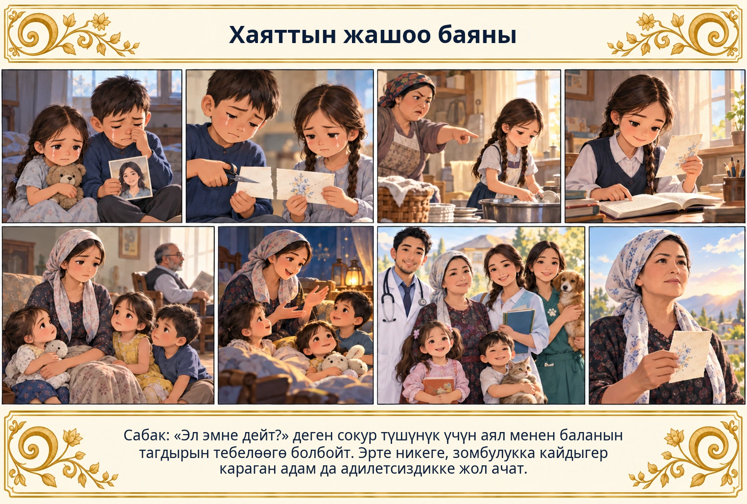 Хаяттын жашоо баяны сүрөтү