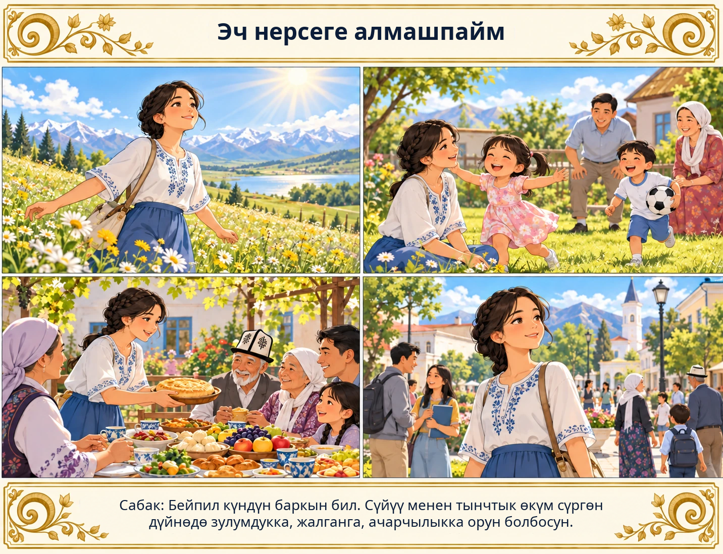 Эч нерсеге алмашпайм сүрөтү