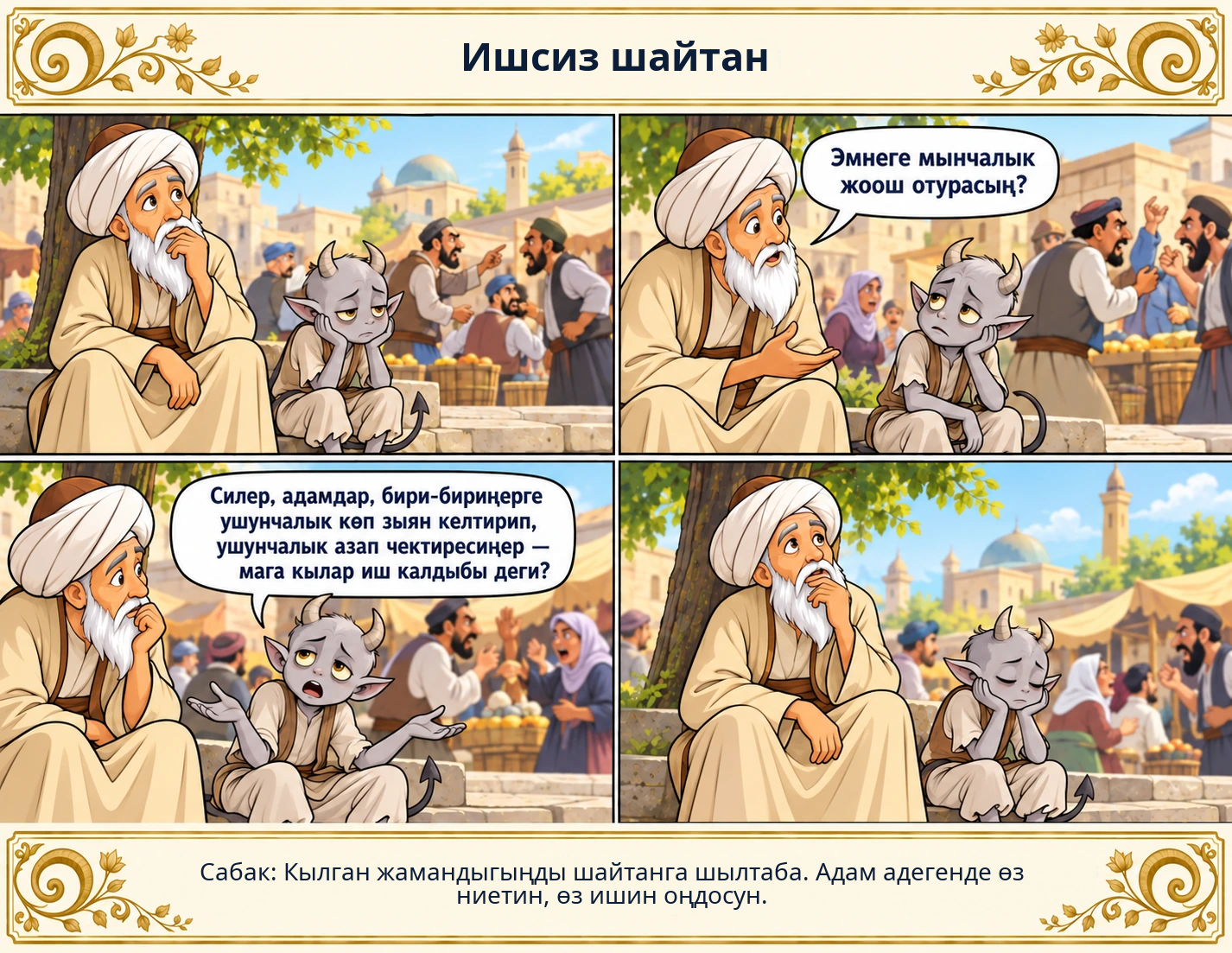 Ишсиз шайтан сүрөтү
