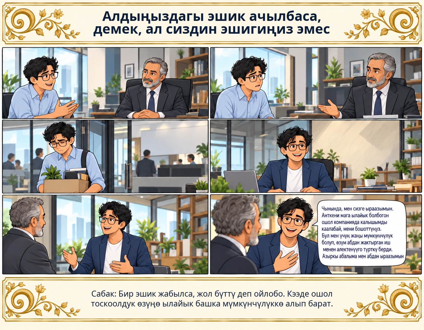 Ачылбаган эшик балким сенин эшигиң эмес сүрөтү