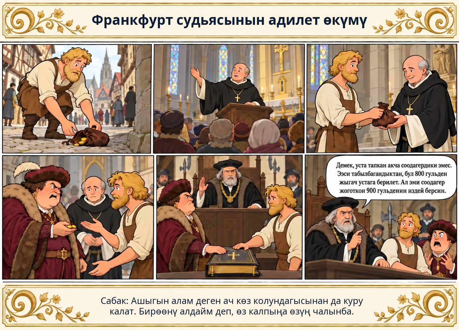 Франкфурт судьясынын адилет өкүмү сүрөтү