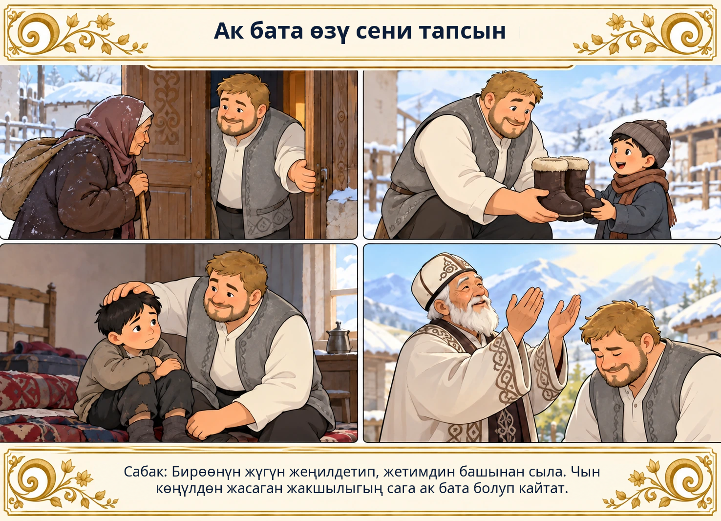 Ак бата өзү сени тапсын сүрөтү
