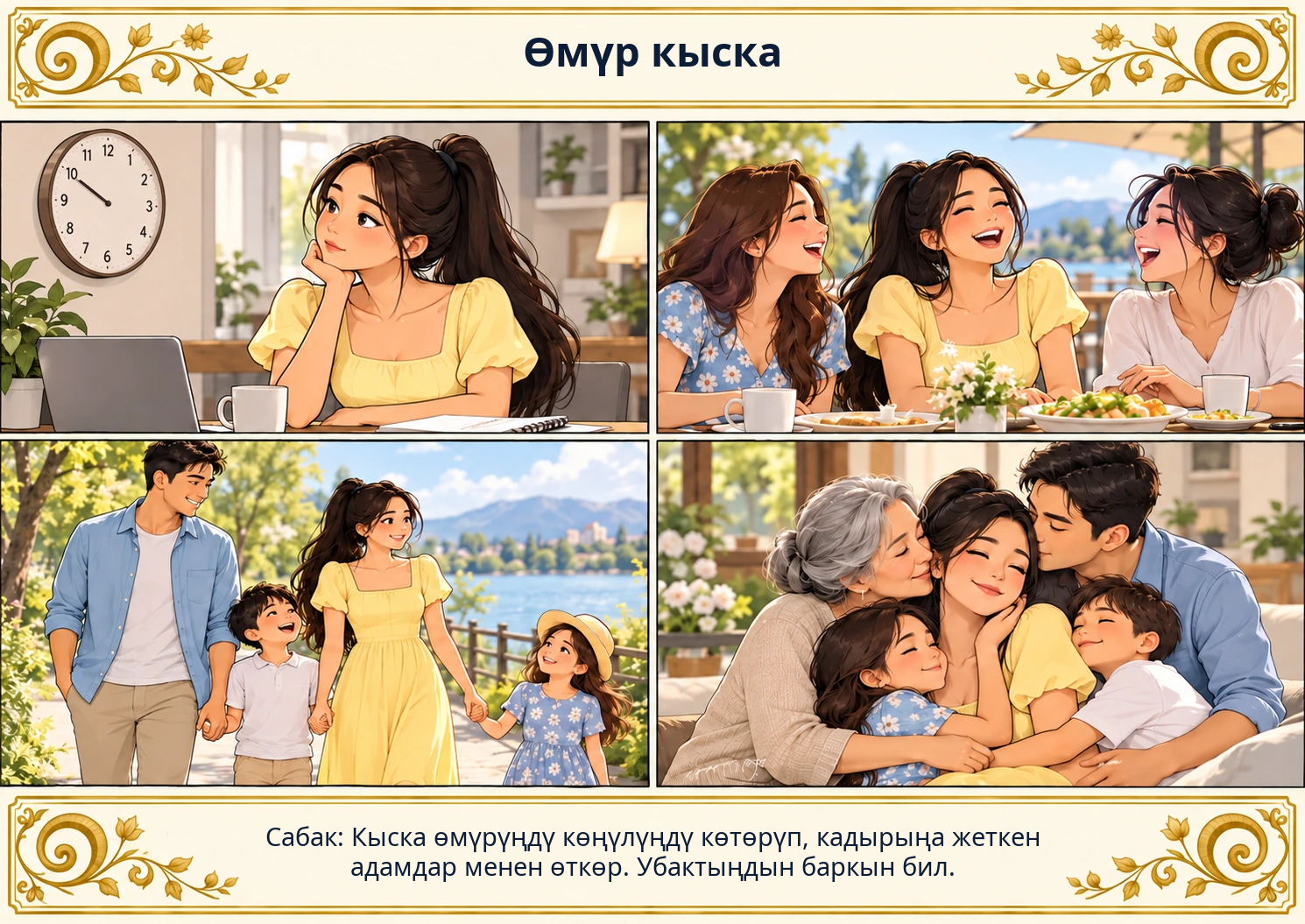 Өмүр кыска сүрөтү