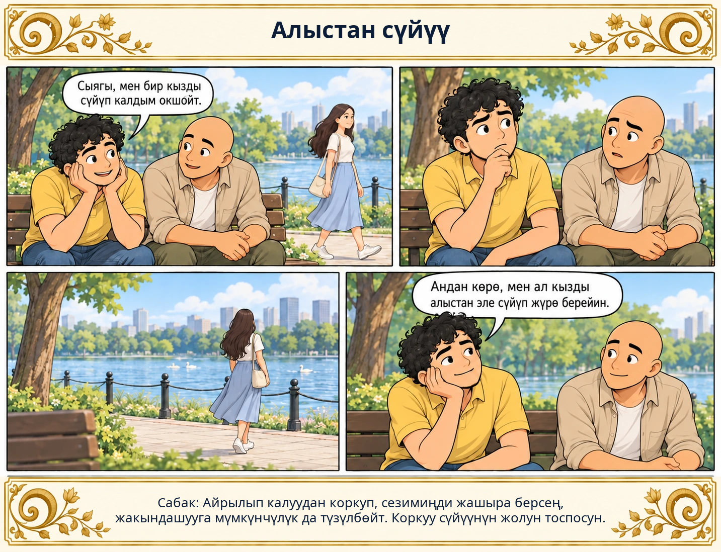 Алыстан сүйүү сүрөтү