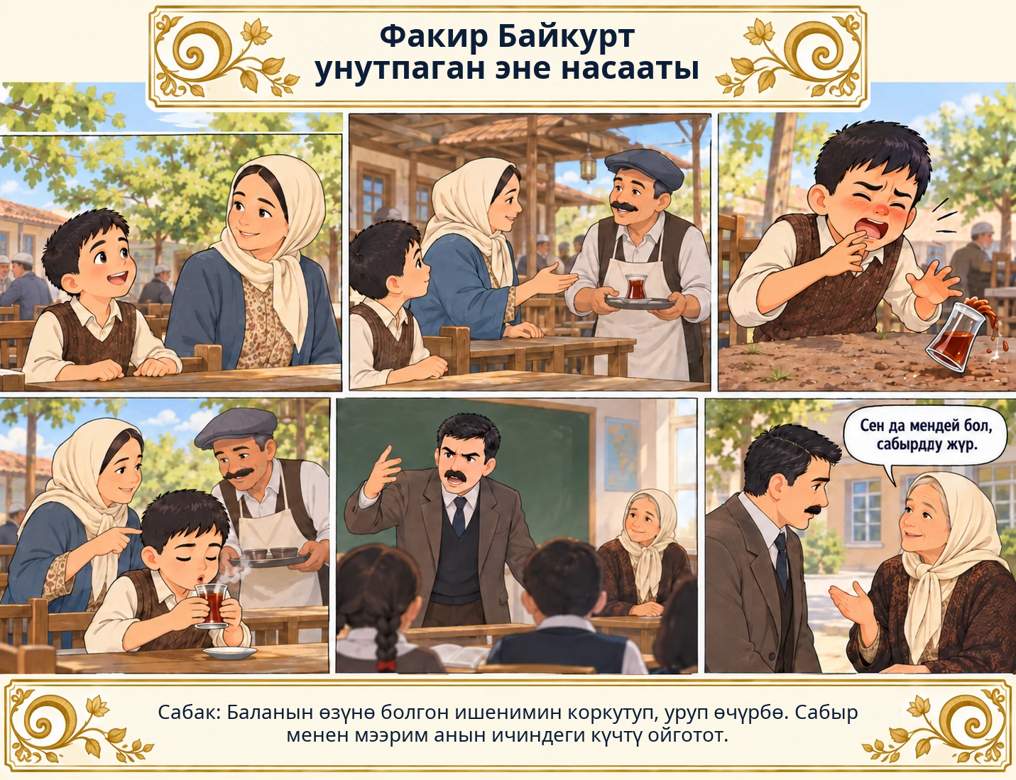 Факир Байкурт унутпаган эне насааты сүрөтү