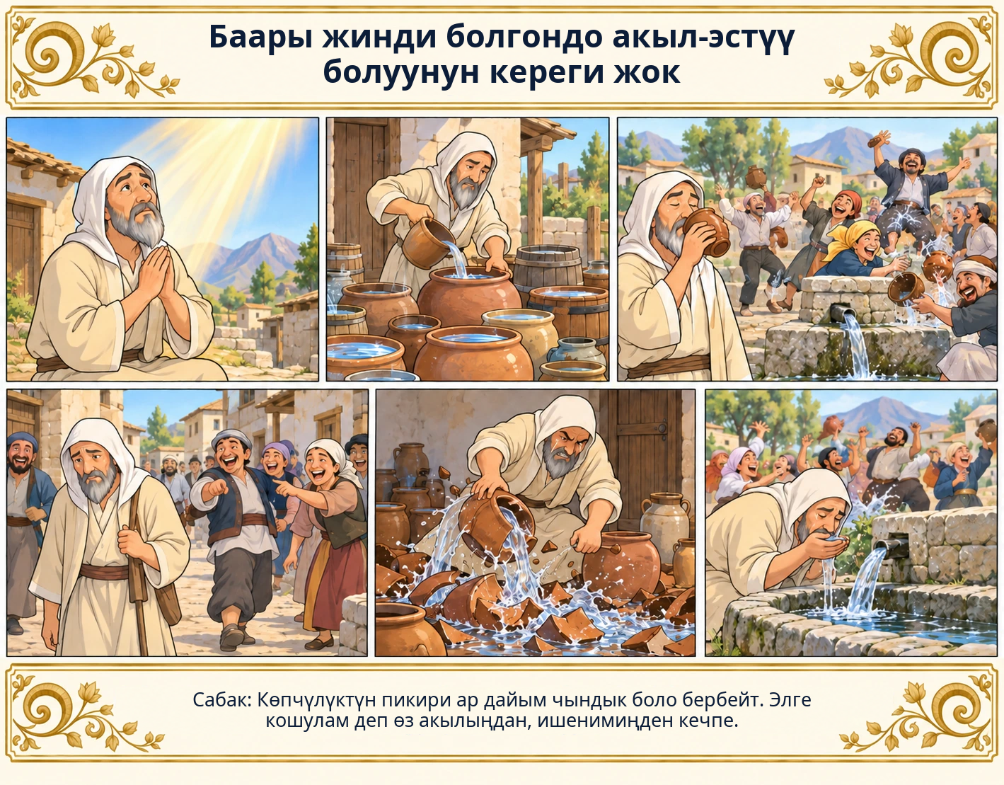 Баары жинди болгондо акыл-эстүү болуунун кереги жок сүрөтү