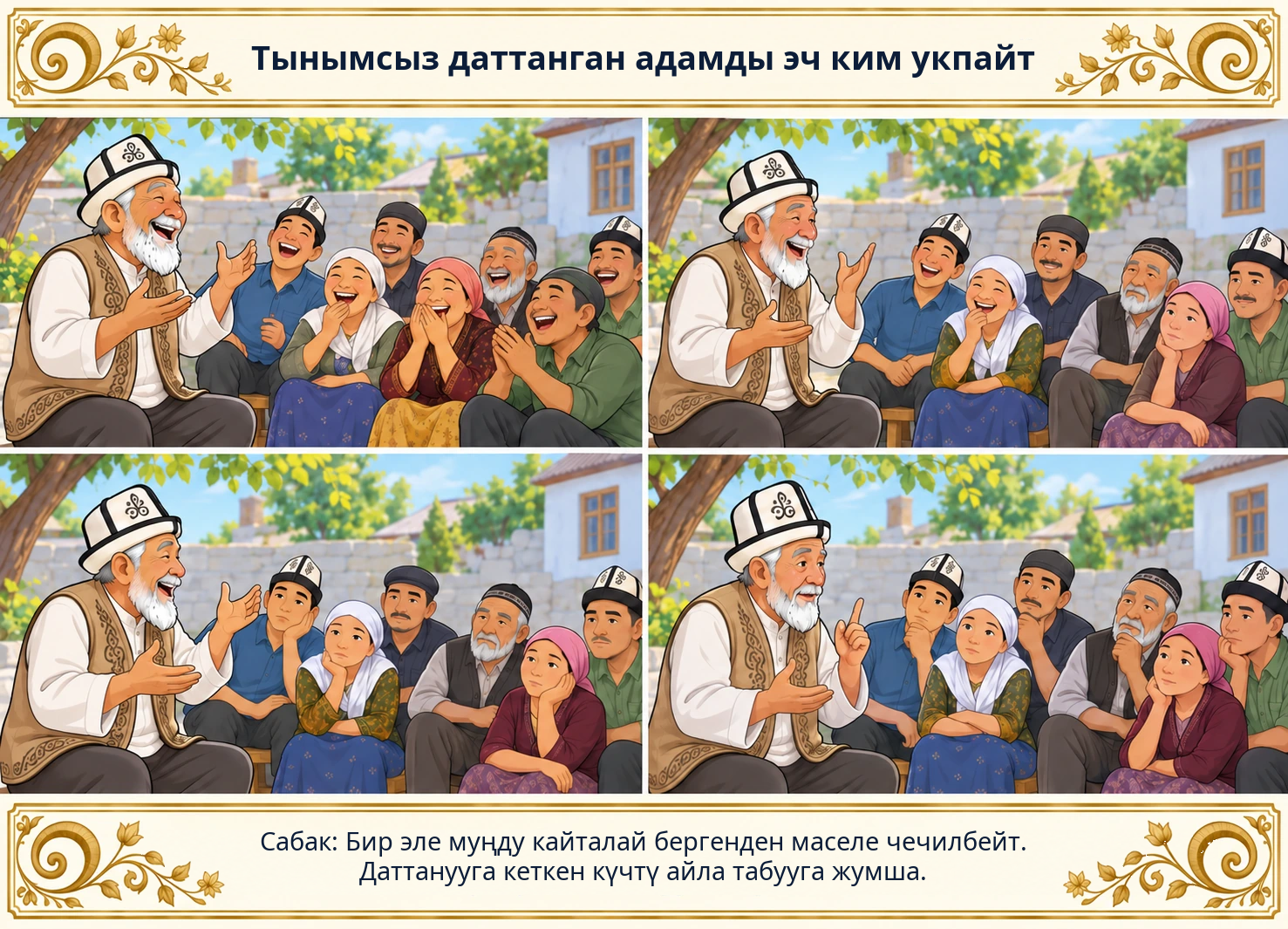 Тынымсыз даттанган адамды эч ким укпайт сүрөтү