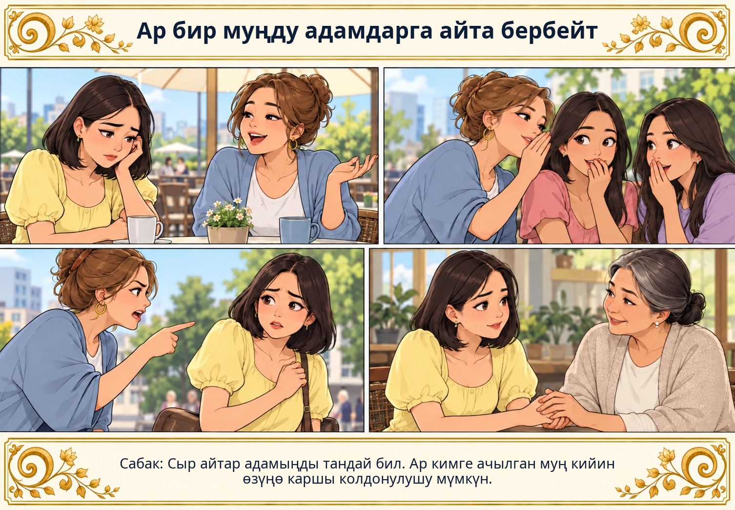 Ар бир муңду адамдарга айта бербейт сүрөтү