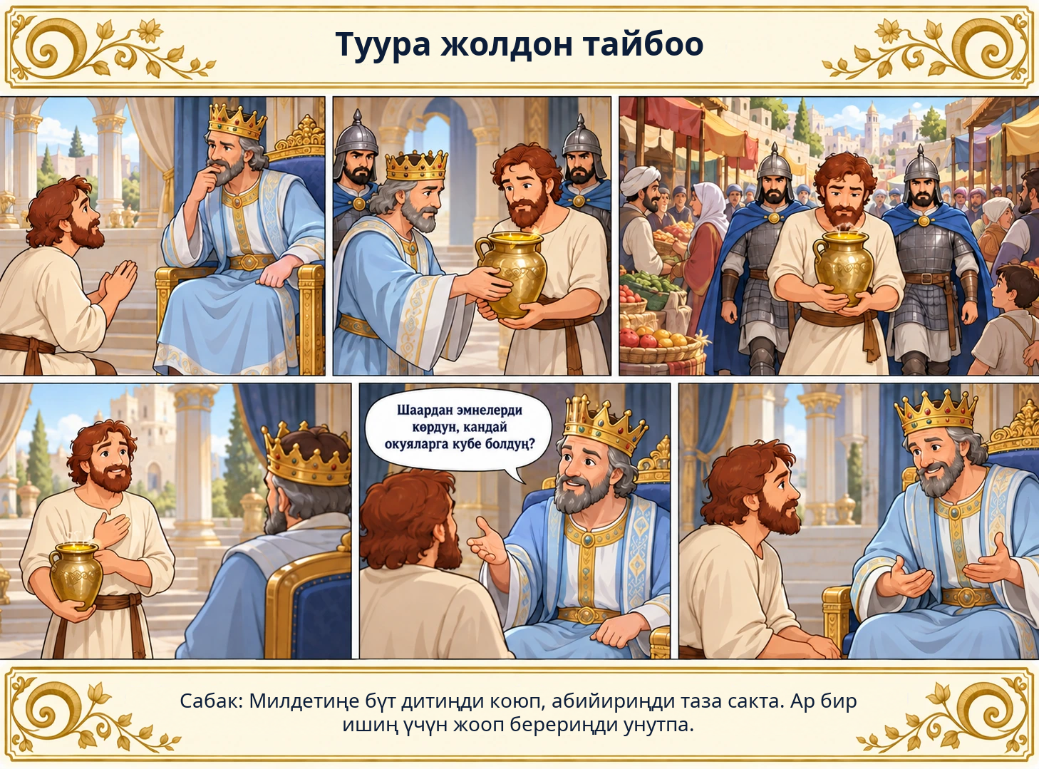 Туура жолдон тайбоо сүрөтү