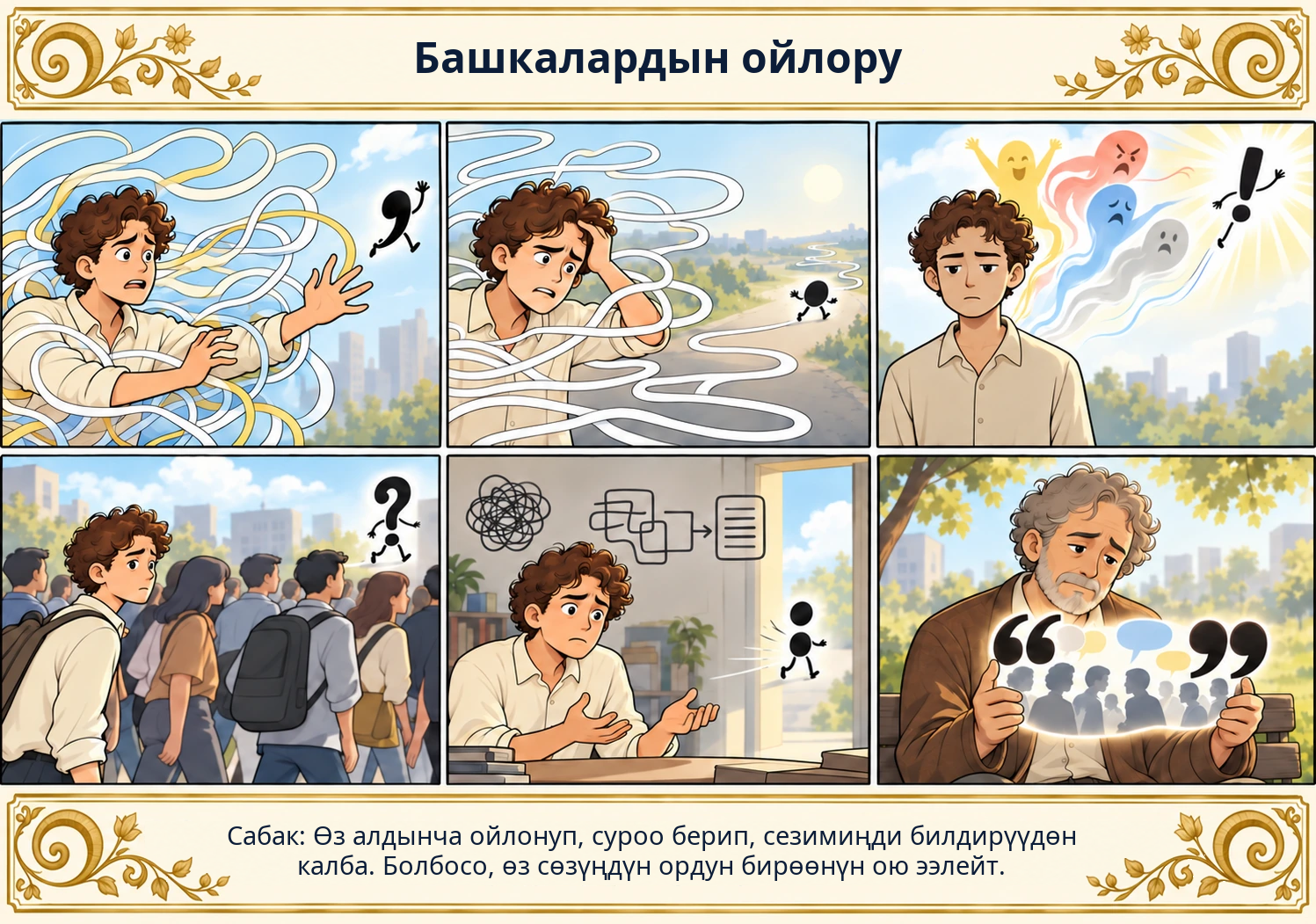 Башкалардын ойлору сүрөтү