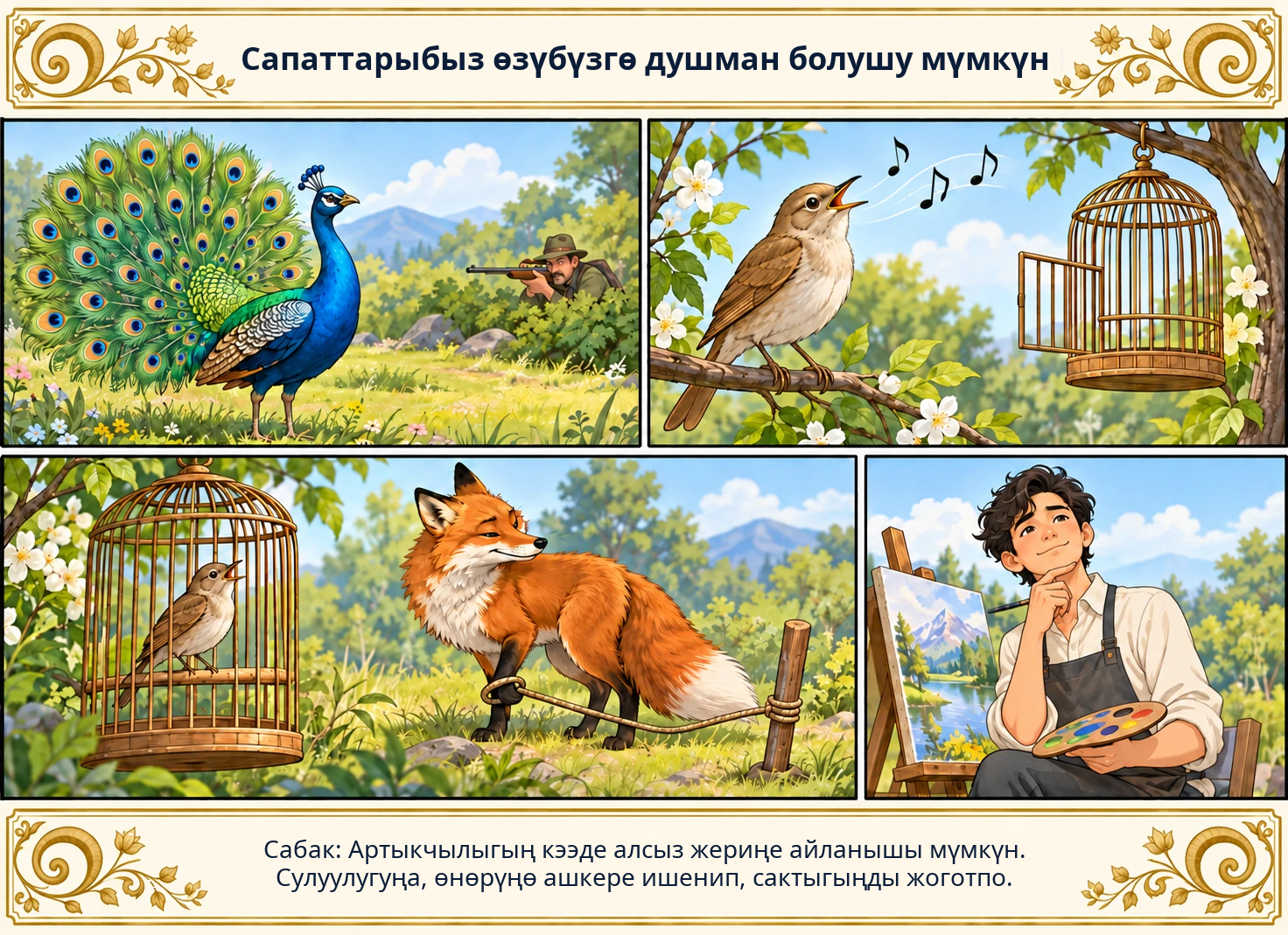 Сапаттарыбыз өзүбүзгө душман болушу мүмкүн сүрөтү