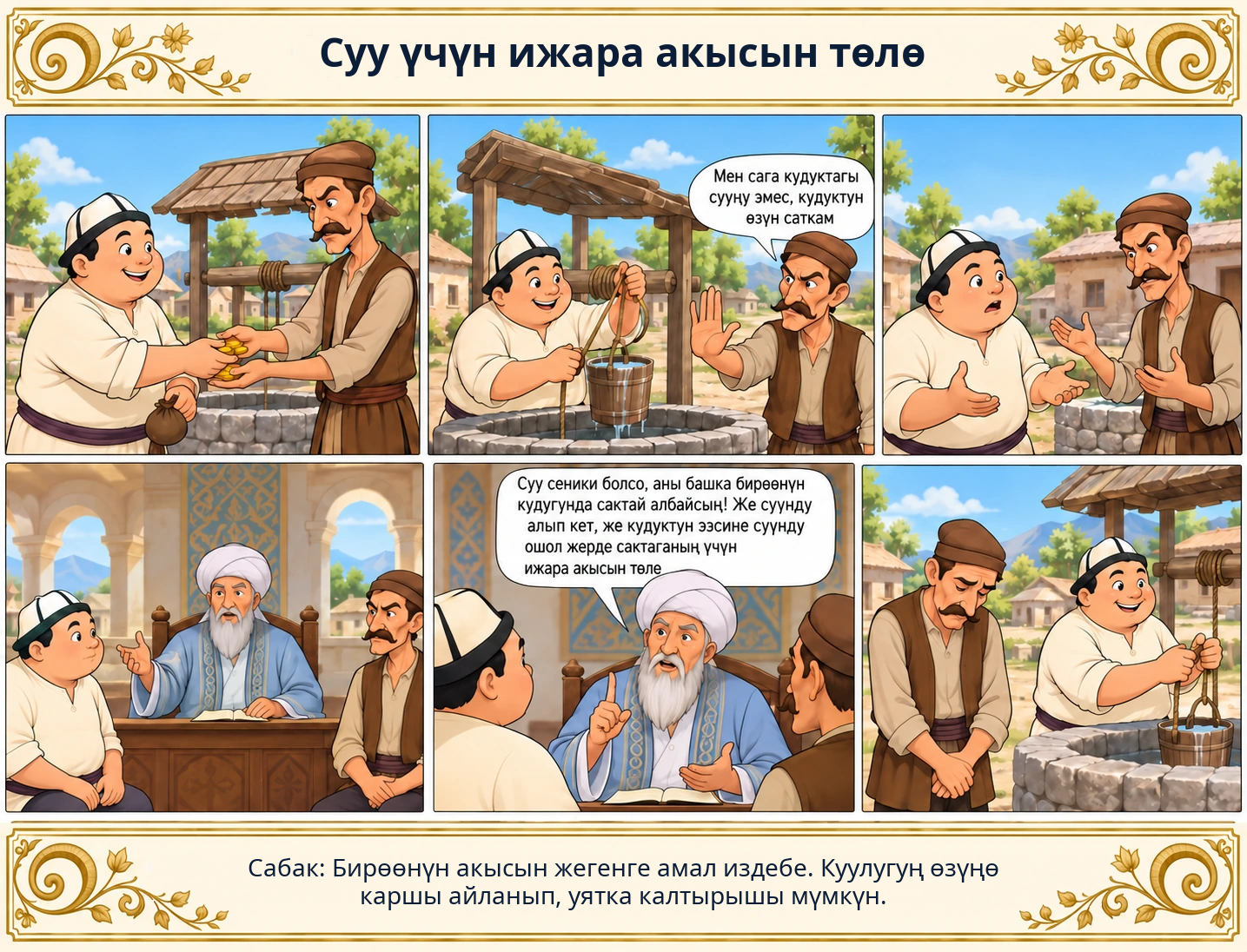 Суу үчүн ижара акысын төлө сүрөтү