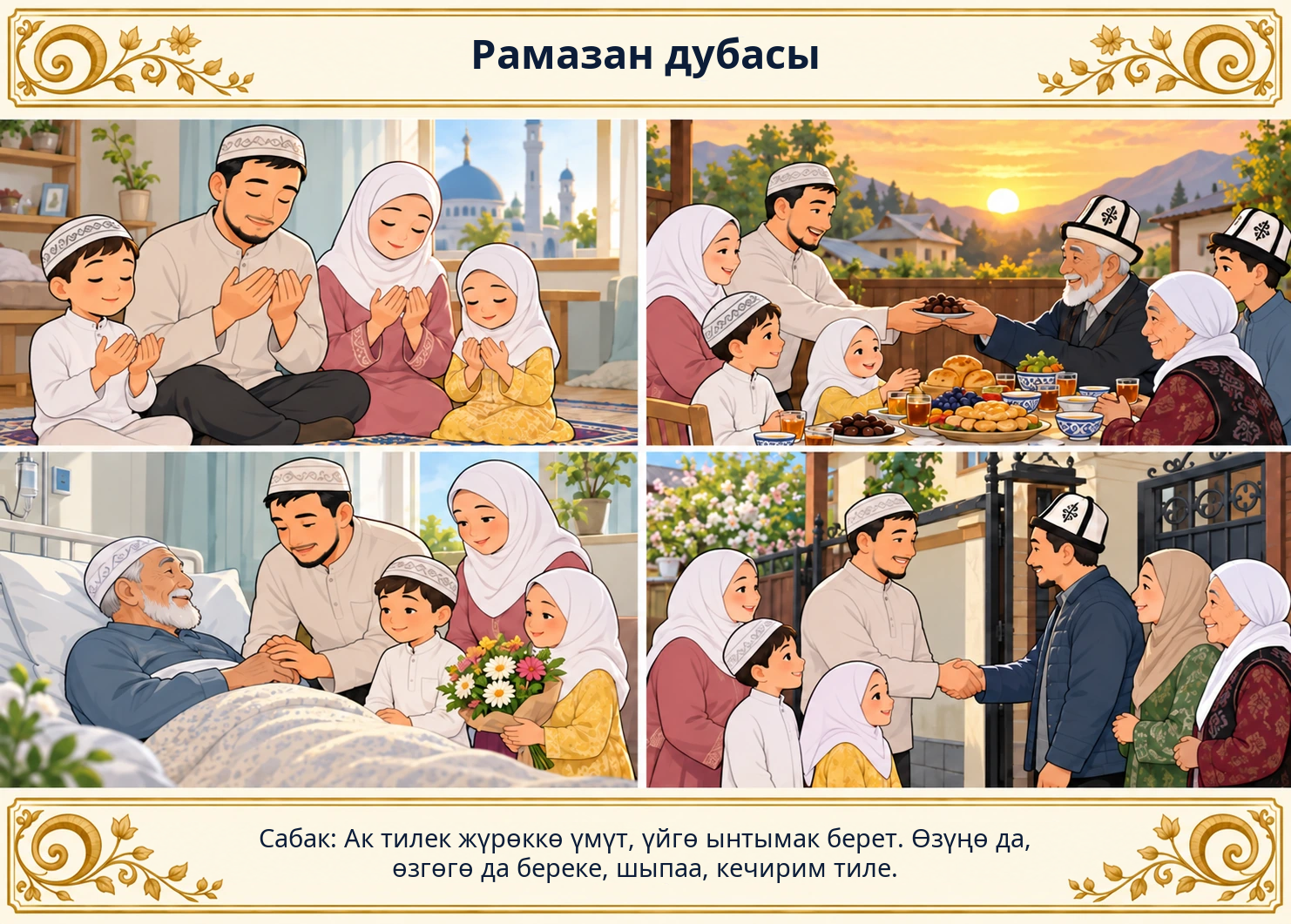 Рамазан дубасы сүрөтү