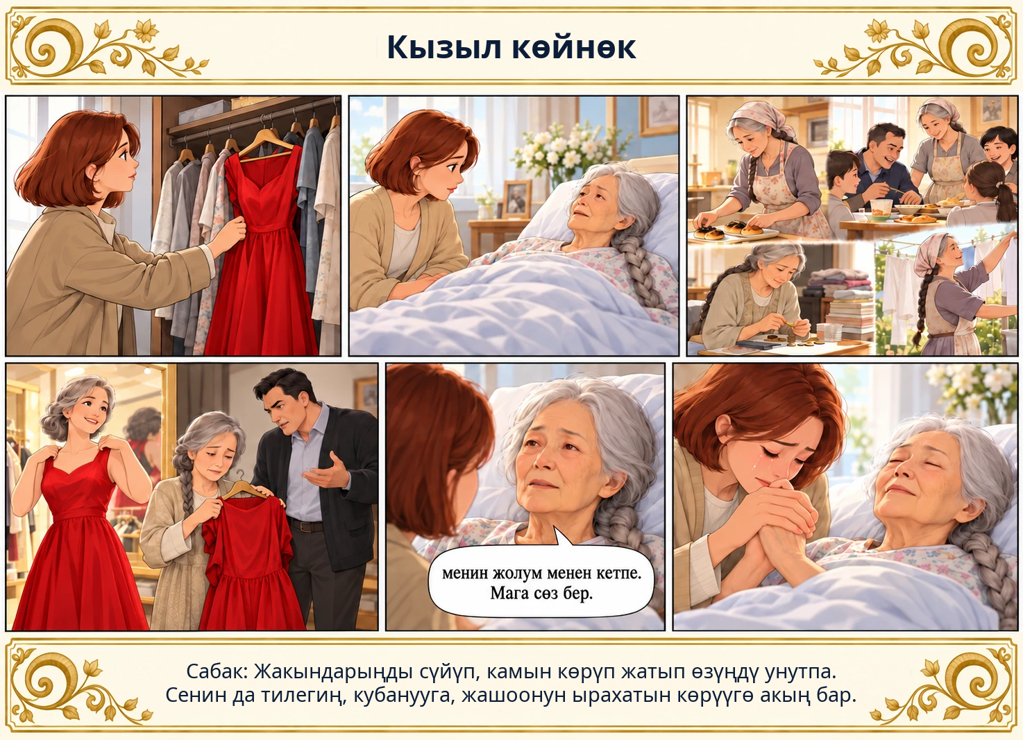 Кызыл көйнөк сүрөтү