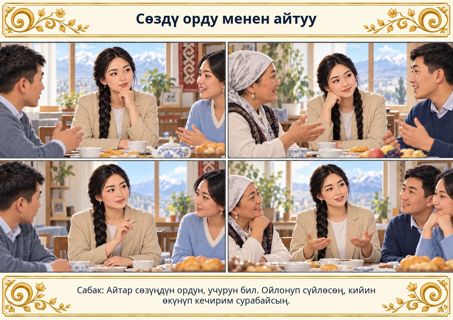Сөздү орду менен айтуу сүрөтү