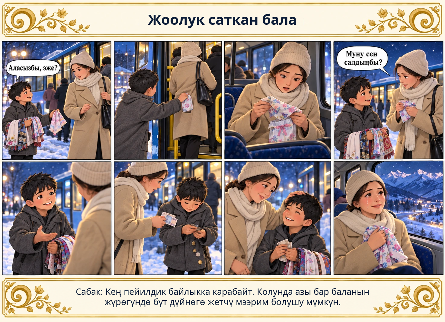 Жоолук сатуучу сүрөтү