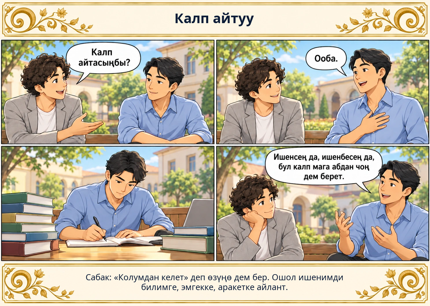 Калп айтуу сүрөтү