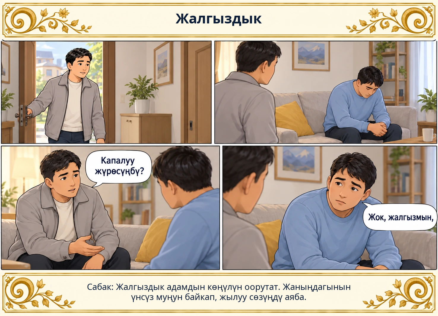 Жалгыз болуу сүрөтү
