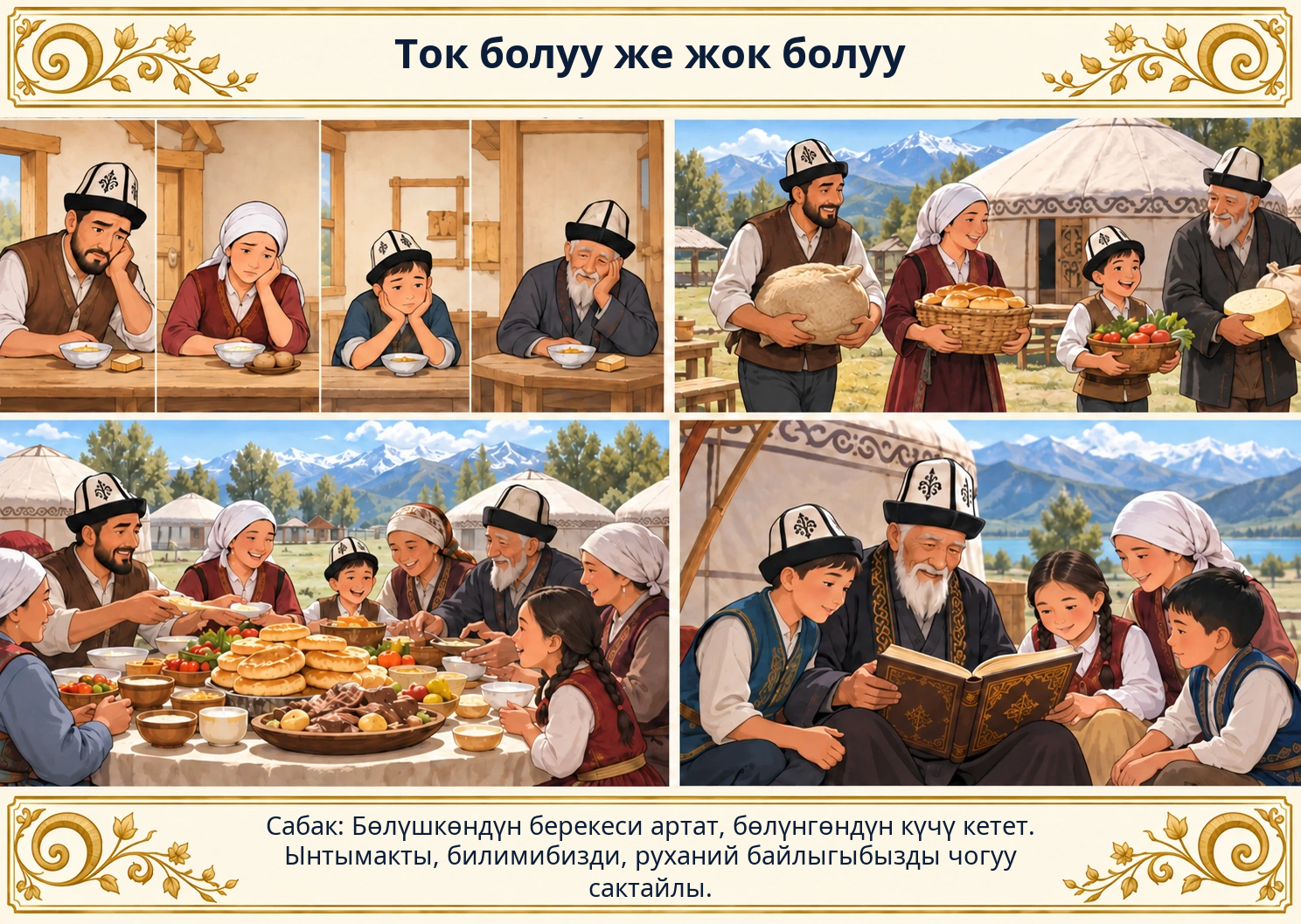 Ток болуу же жок болуу сүрөтү