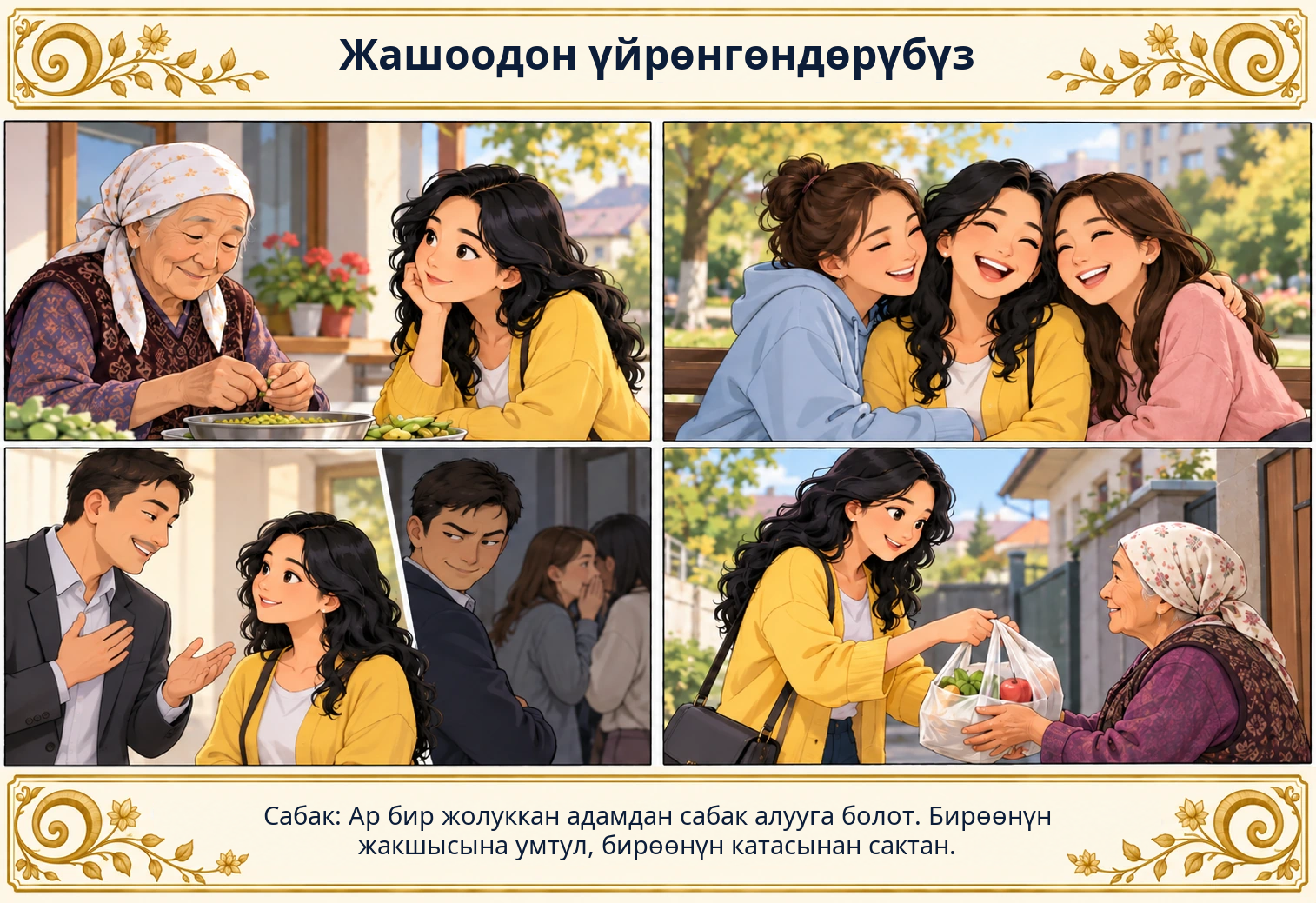 Жашоодон үйрөнгөндөрүбүз сүрөтү