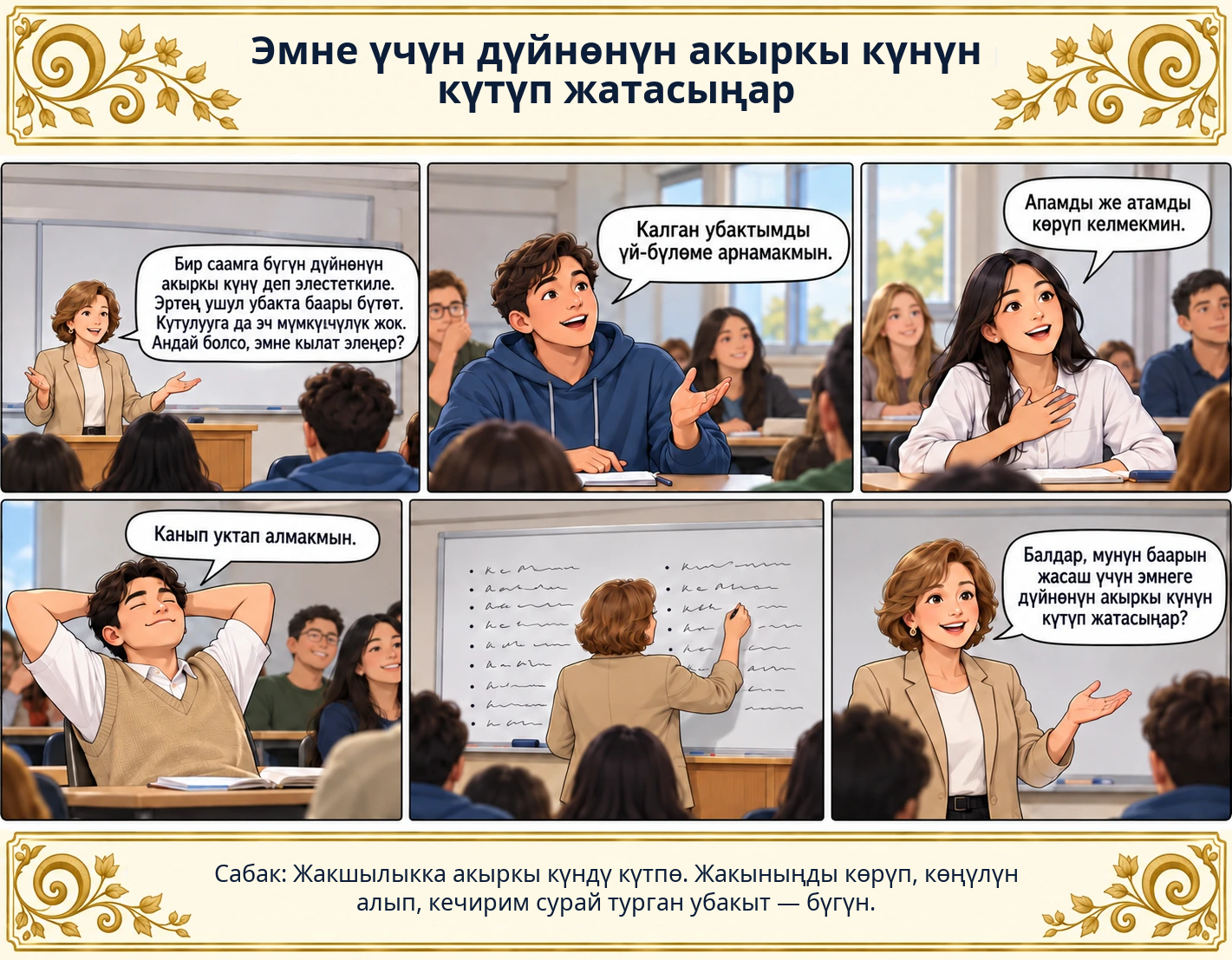 Эмне үчүн дүйнөнүн акыркы күнүн күтүп жатасыңар? сүрөтү