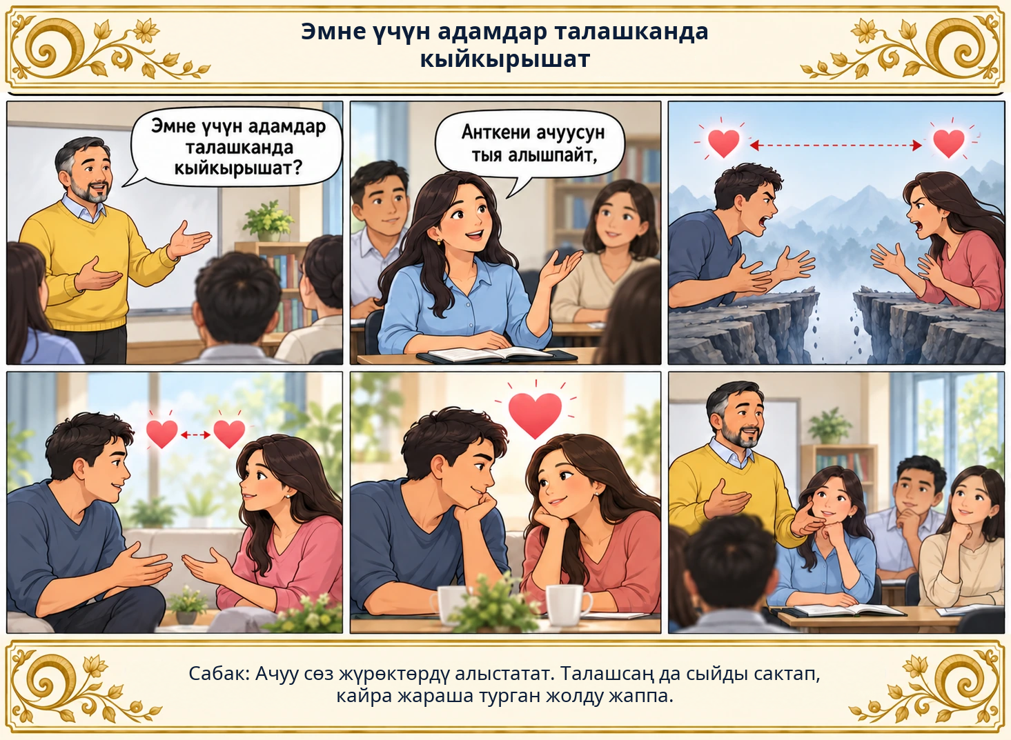 Эмне үчүн адамдар талашканда кыйкырышат сүрөтү