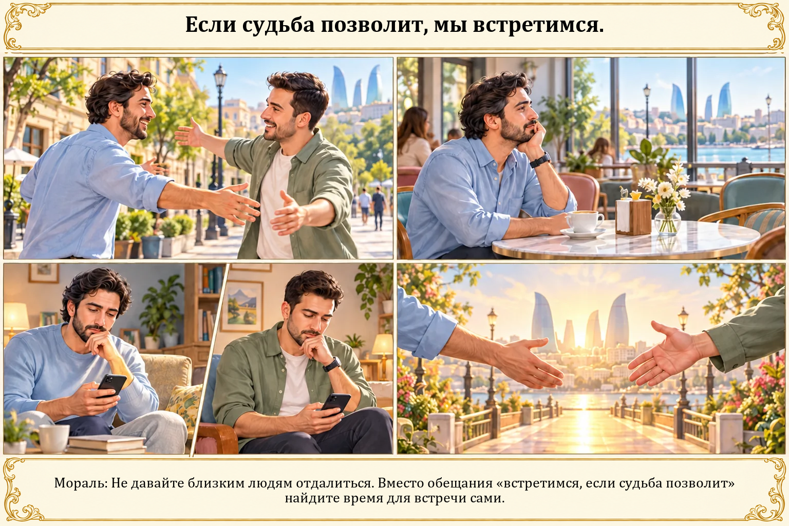 Иллюстрация: Если судьба позволит, мы встретимся.
