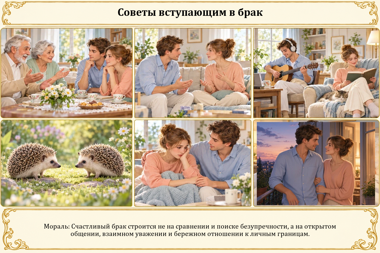 Иллюстрация: Советы вступающим в брак