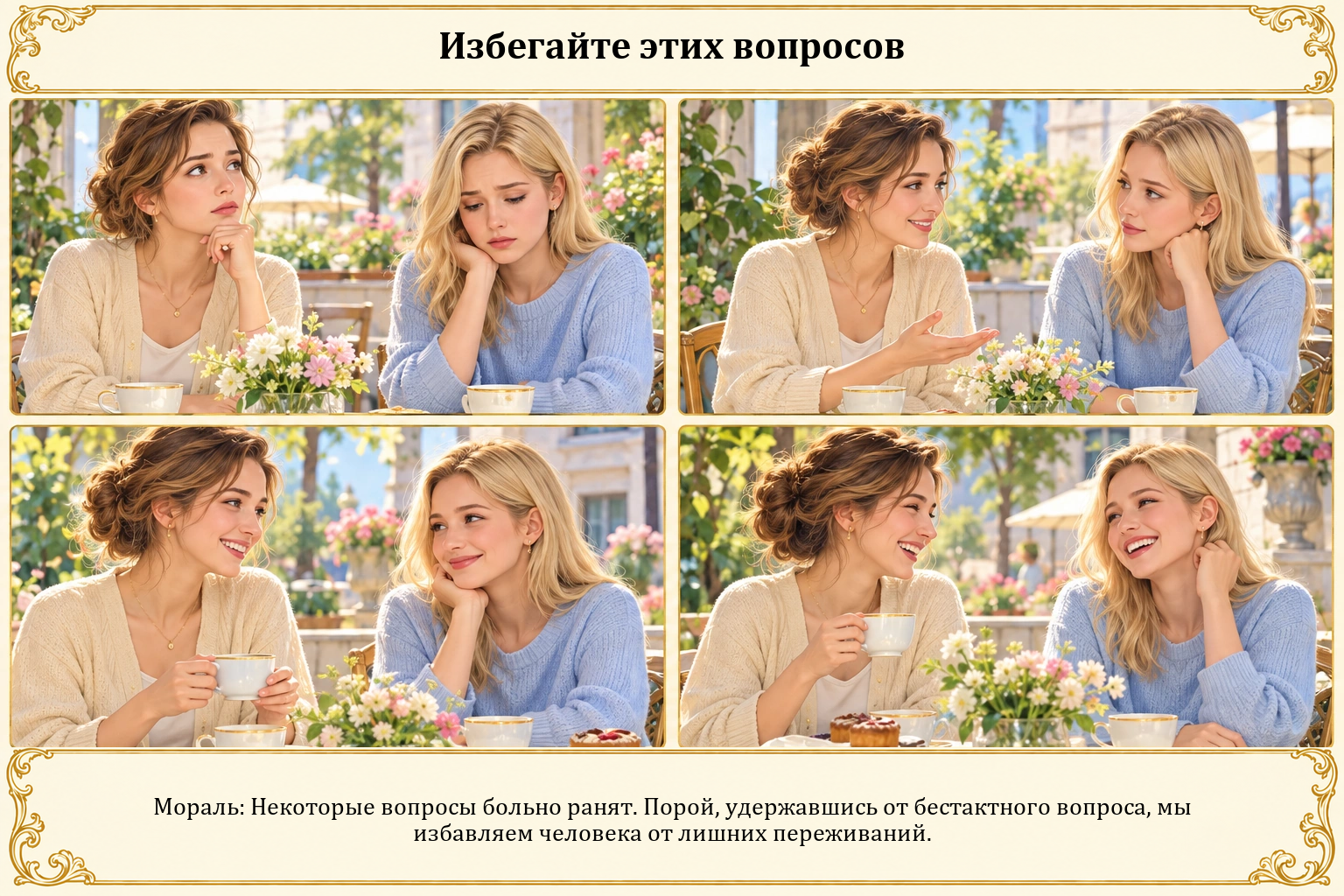 Иллюстрация: Избегайте этих вопросов