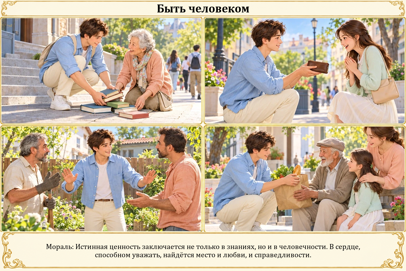 Иллюстрация: Быть человеком