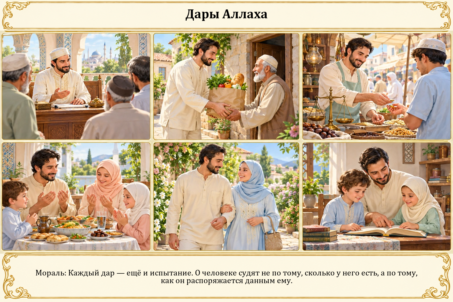 Иллюстрация: Дары Аллаха