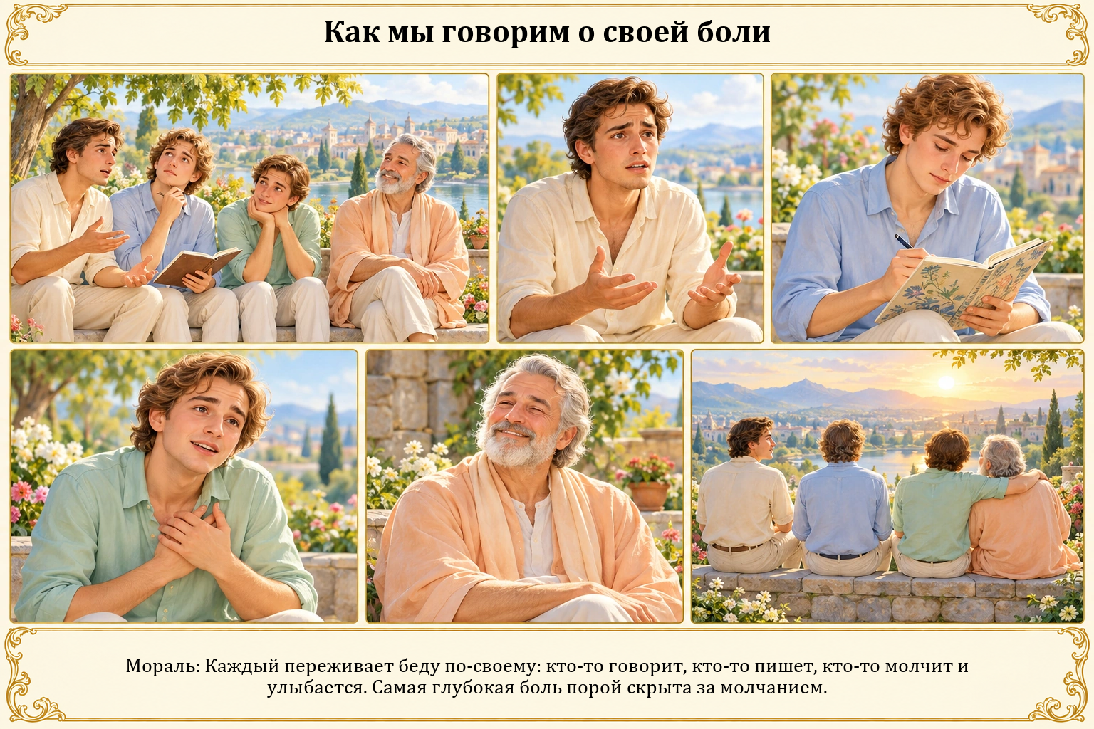 Иллюстрация: Как выражают свою боль