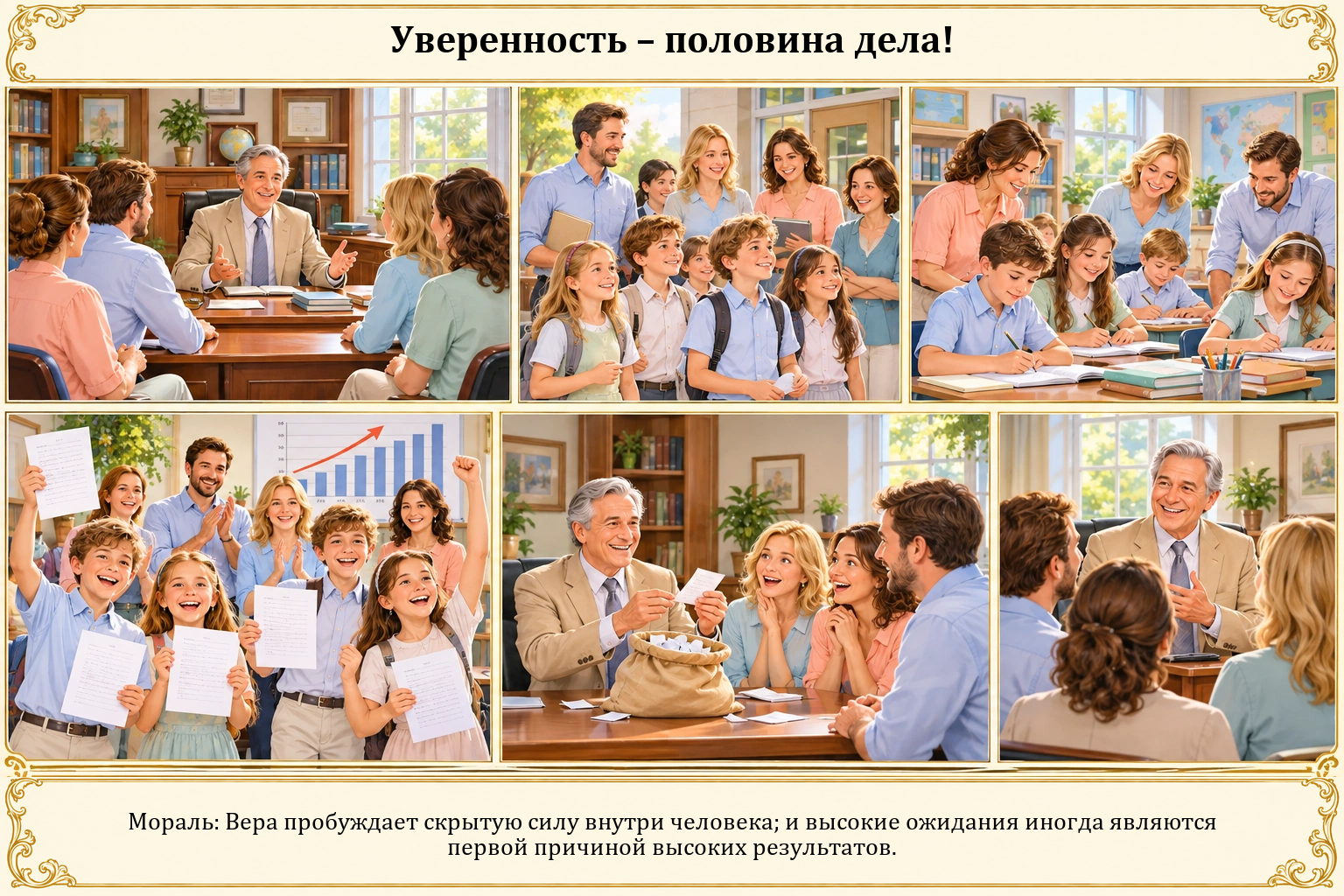 Иллюстрация: Уверенность – половина дела!