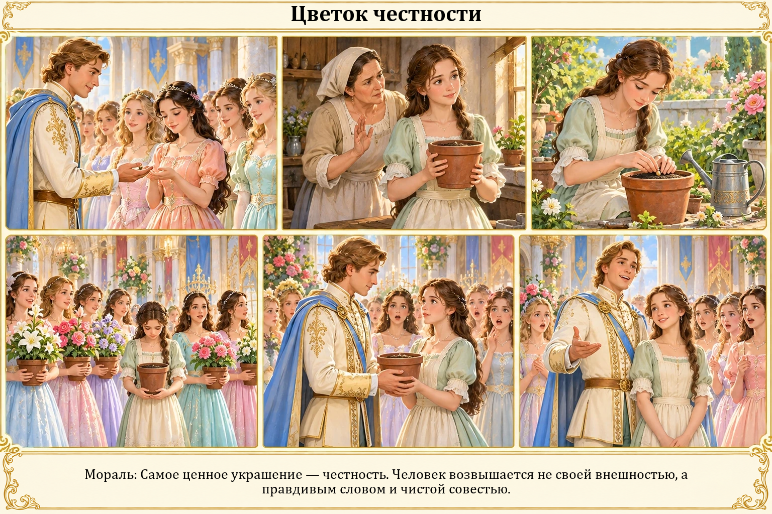 Иллюстрация: Цветок честности
