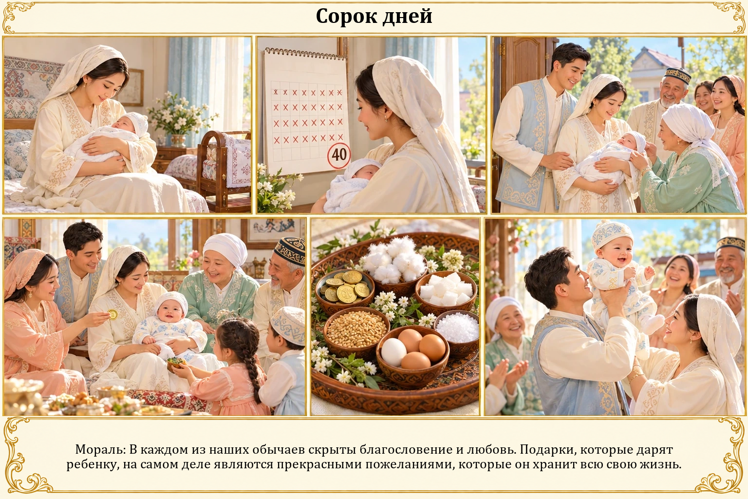 Иллюстрация: Обряд сорока дней