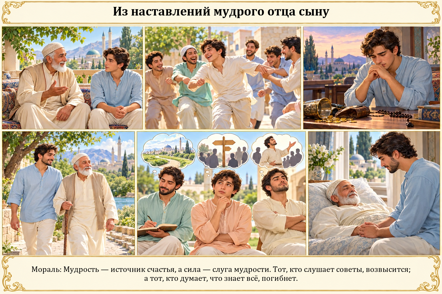 Иллюстрация: Из наставлений мудрого отца сыну