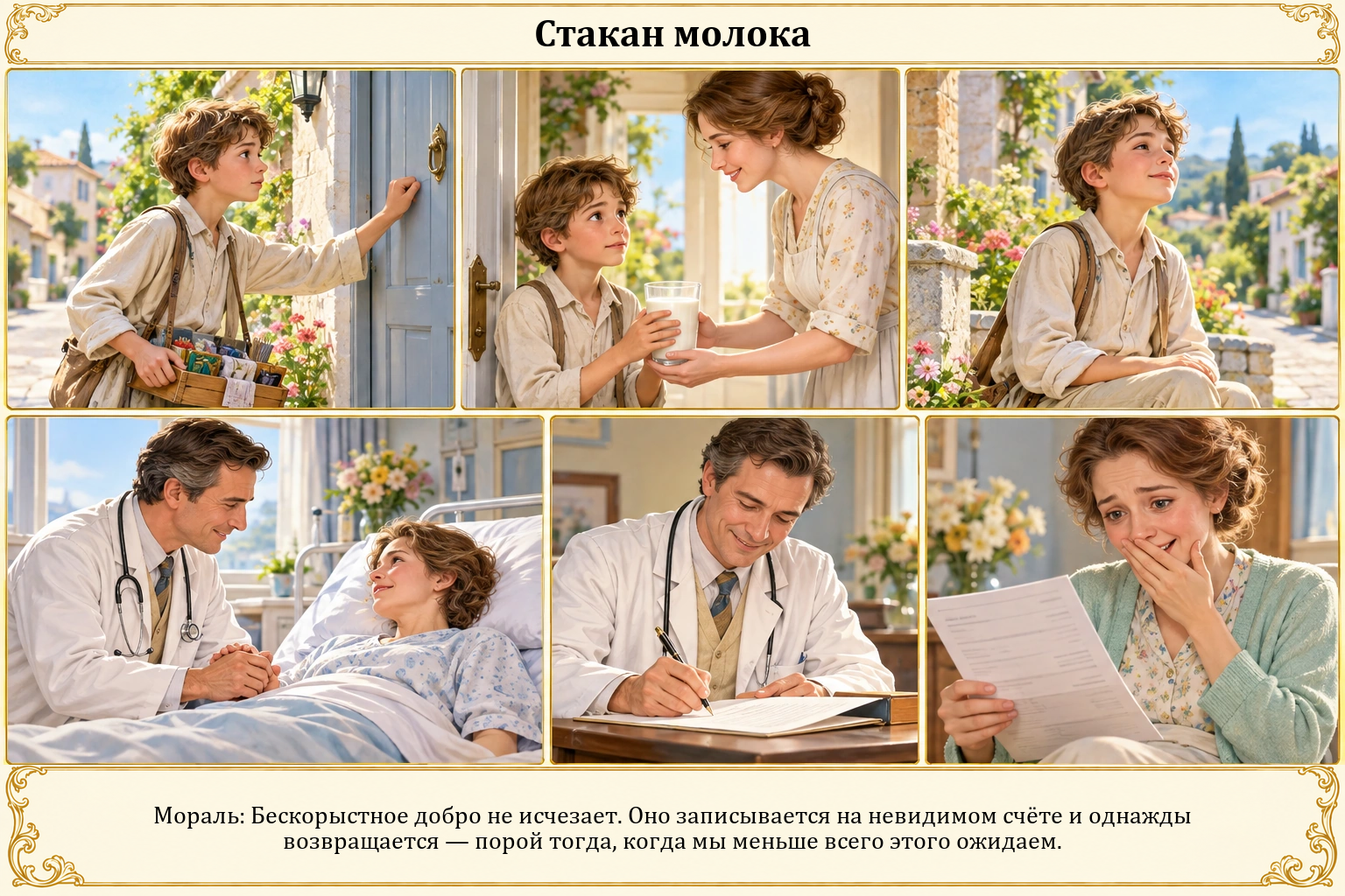 Иллюстрация: Стакан молока